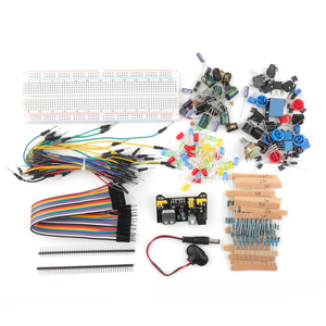 830 Breadboard Kit foro, cavi, condensatore, resistore, diodi, Kit di avviamento componenti elettronici a LED per Arduino - Product Image 5