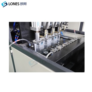 LS-B1L-4 hızlı manuel PET şişirme kalıp makinesi sopladora de botella pet şişirme makinesi ile preform besleyici otomatik damla şişeleri 2300B - Product Image 4