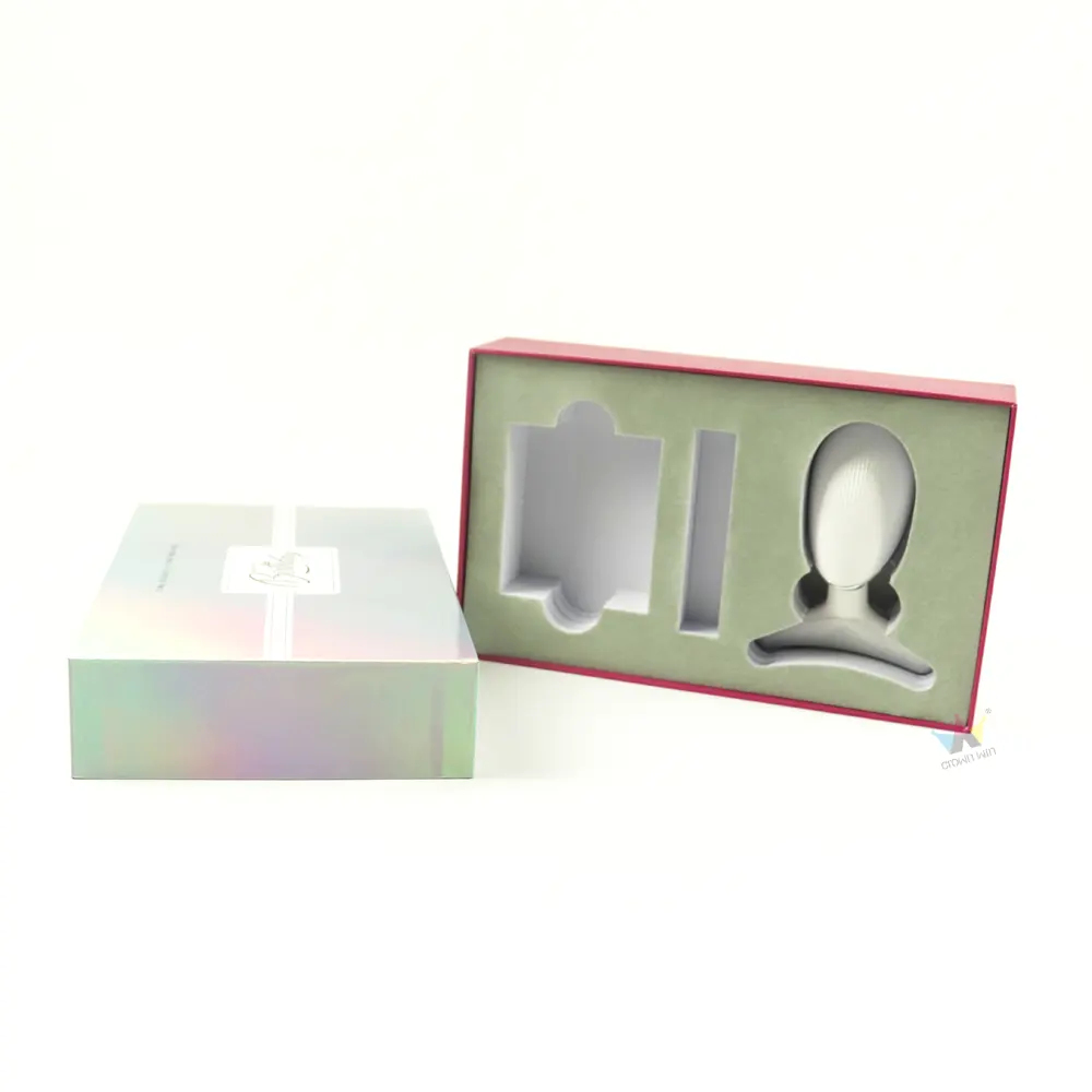 크라운 승리 caja misteriosa 상자 향수 테스터 미용 장치 quinceanera 선물을위한 맞춤형 포장 bolsas de 판지 종이 상자