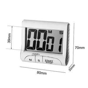 Timer Display digitale LCD Timer da cucina portatile multifunzionale con sveglia e funzione di memoria conto alla rovescia Timer di cottura - Product Image 5