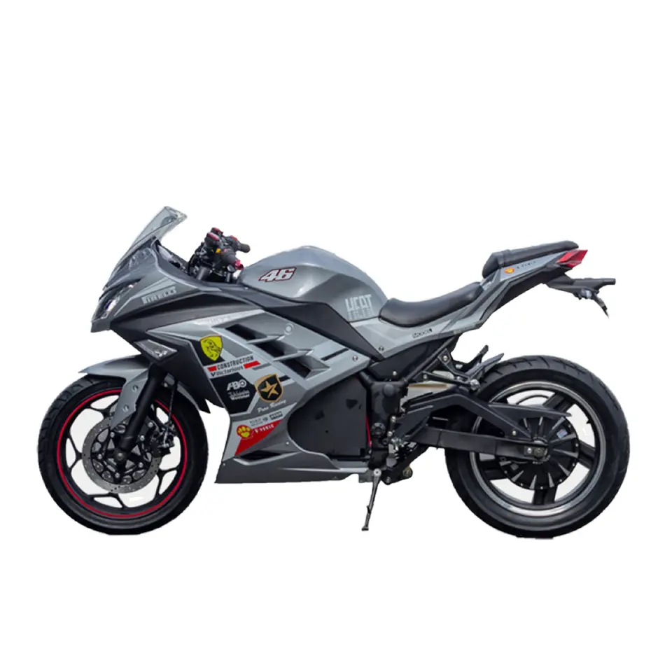 2024ベストセラー17インチ72v電動バイク80km/h最高速度電動レーシングバイク