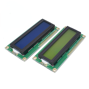 LCD1602 1602 LCD-Modul Blau/Gelb Grüner Bildschirm 16x2 Zeichen LCD-Anzeige PCF8574T PCF8574 IIC I2C-Schnittstelle 5V für Arduino