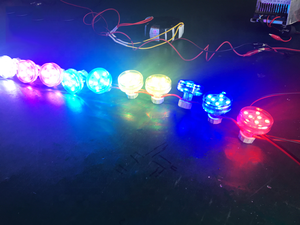 La fiera di divertimento all'ingrosso ha condotto la luce E14 AC24 Cabochon RGB pre-programmabile divertente ha condotto la luce - Product Image 6
