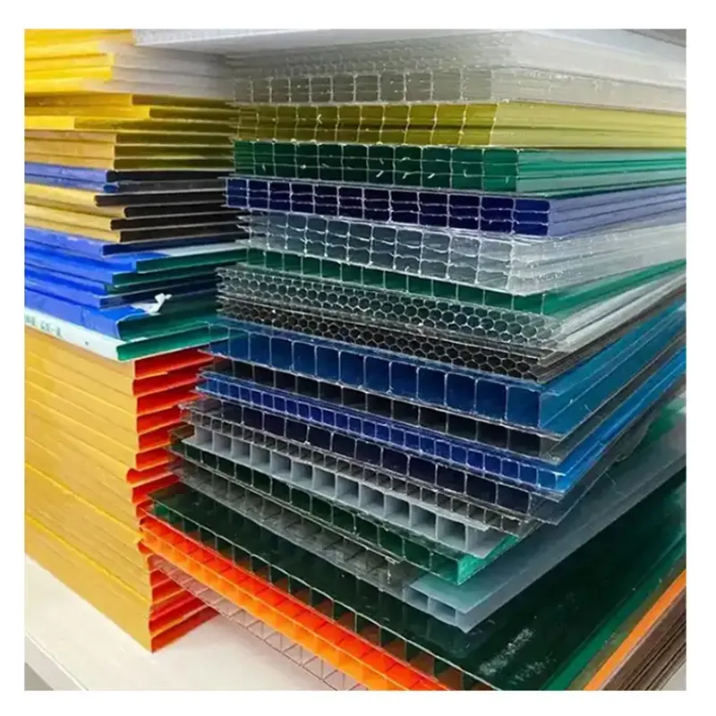 price transparent 10mm roof panel polycarbonate hollow sheet