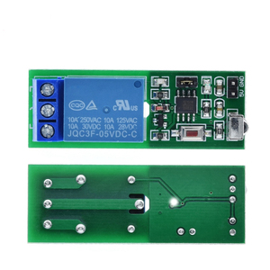 Receptor infrarrojo de 1 canal IR, interruptor de conducción, placa de módulo de controlador de relé, 5V + controlador remoto activo