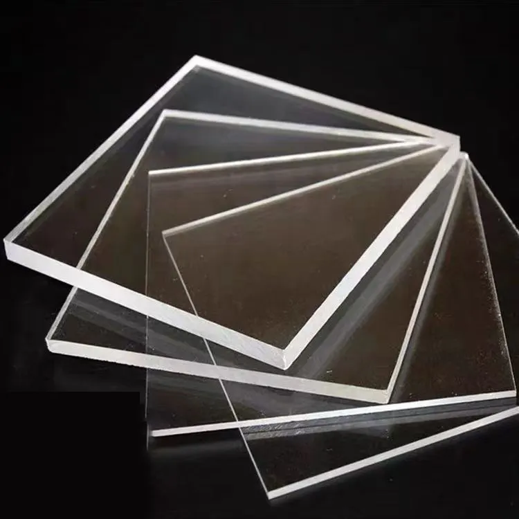 Feuille acrylique coulée transparente personnalisée pour la gravure de découpe laser découpée à la taille 40mm feuilles acryliques coulées transparentes