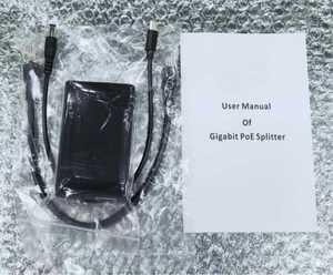 25W เคสพลาสติกเครือข่าย LAN กิกะบิตอีเธอร์เน็ต5/9/12V สวิตช์ USB-C PoE Splitter 12V แหล่งจ่ายไฟ2A - Product Image 5