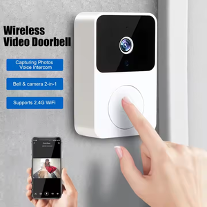 X9 <strong>Wireless</strong> HD 1080p OLED Video Doorbell with Night Vision <strong>Intercom</strong> Voice &amp; Rechargeable <strong>Security</strong> <strong>System</strong> for Home or Hotel - Product Image 2