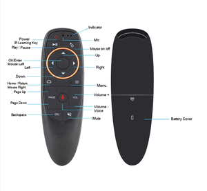 Digitaler Sprach rekorder mit Fernbedienung G10 G10S Tastatur Axis Gyroscope IR-Fernbedienung Für Android TV Box - Product Image 4
