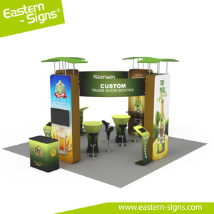 Pantalla publicitaria de aluminio con diseño personalizado, diseño de stand de exposición con carcasa plegable - Product Image 5
