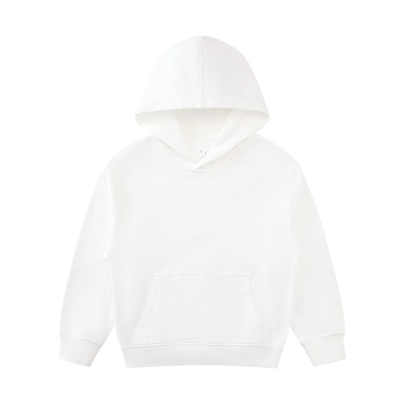 Sweat à capuche blanc