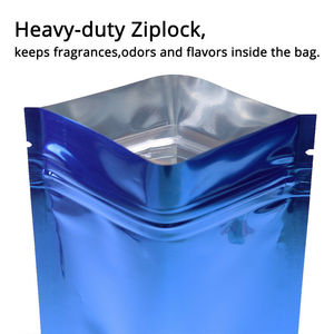 Sinh Thái Thân Thiện Với Biểu Tượng Tùy Chỉnh In Nhựa Mylar Túi Phẳng Mùi Bằng Chứng Thực Phẩm Đóng Gói Dây Kéo Nhìn Pouch - Product Image 6