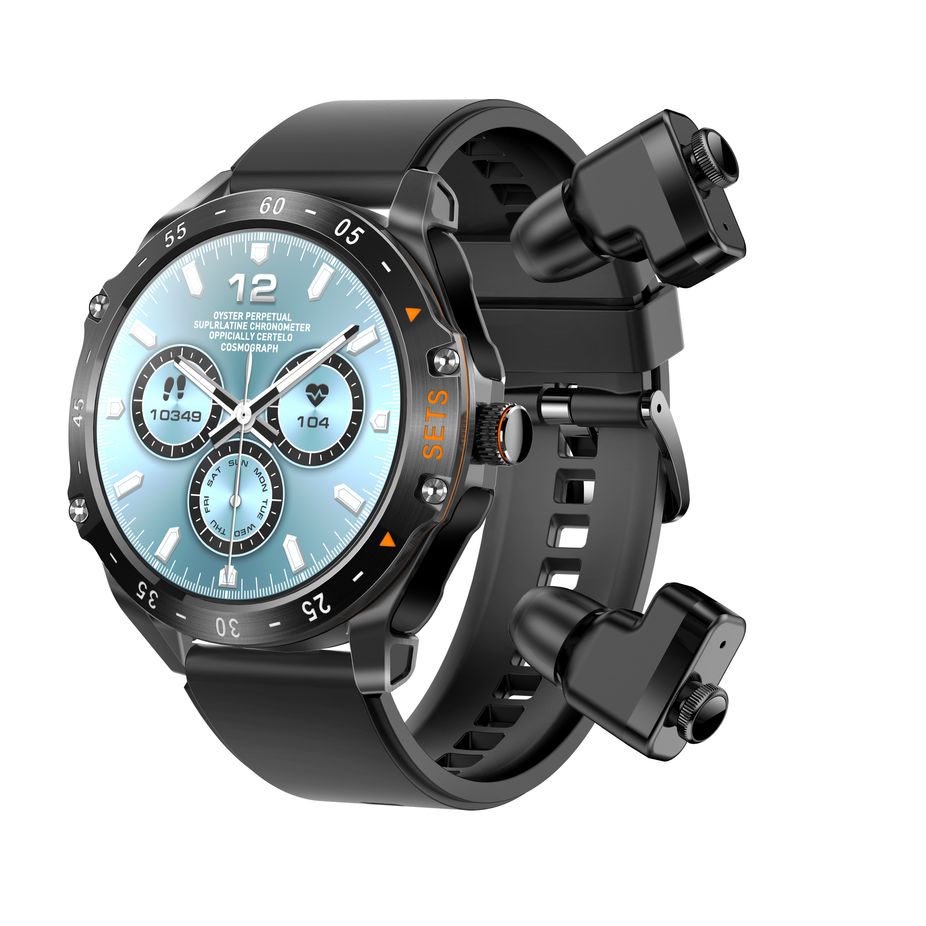 Black dial silicon