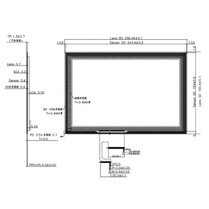 Pannello Touchscreen capacitivo da 10.1 pollici in vetro temperato di alta qualità Ilitek 6H con scheda <span class=keywords><strong>Controller</strong></span> USB