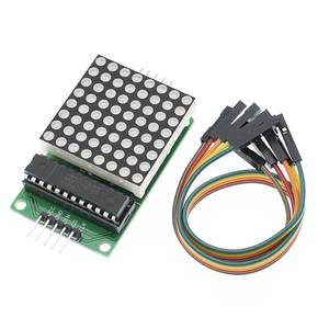 MAX7219ドットマトリックスモジュールマイクロコントローラーモジュール制御モジュール表示モジュール4インチ1ディスプレイ5Pライン - Product Image 2