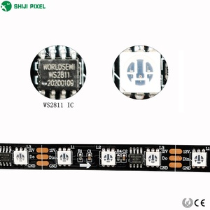 60leds/20 pixel/m impermeabile IP67 DC12V smart pixel ucs1903 ws2811 rgb magic color change led strip - Product Image 2