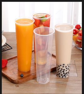 工厂制造的PP泡泡杯一次性500毫升软塑料杯，用于食品和酱汁饮料，价格便宜，OEM