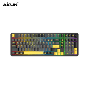 Triple Mode Wireless Rechargeable Gaming <strong>Keyboard</strong> with <strong>Mechanical</strong> Switch-Gasket 5 Structure-RGB Backlight-Multi OS-Smart Display - Product Image 2