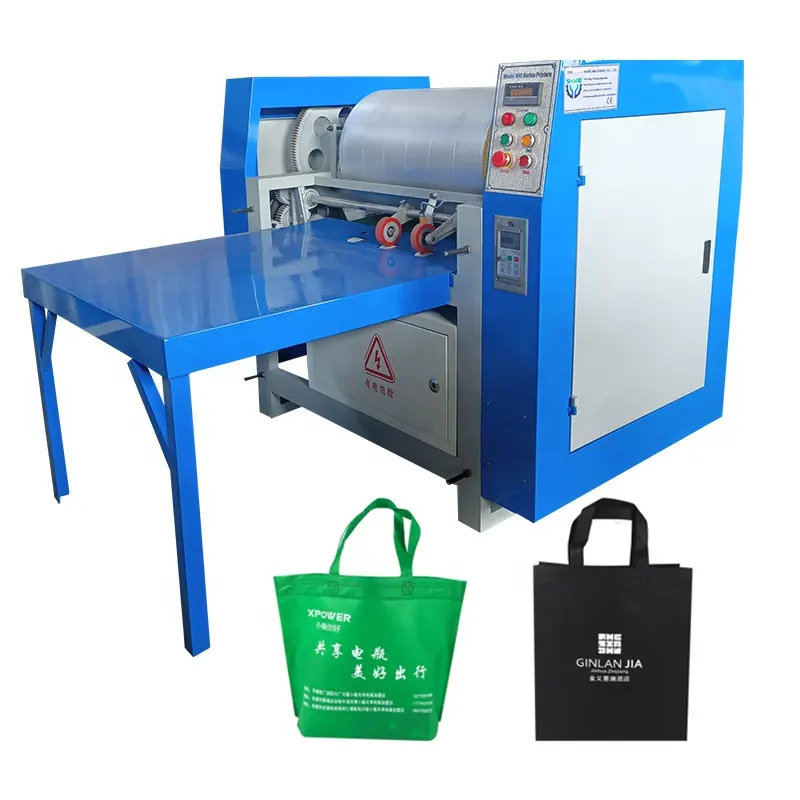 Automazione piccole stampanti per sacchetti di plastica in Mylar per sacchetti di carta in cartone ondulato macchina da stampa flessografica