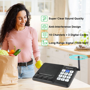 Sistema de intercomunicación extensible para casa de negocios, oficina, sistema de intercomunicación inalámbrico dúplex completo, intercomunicadores inalámbricos