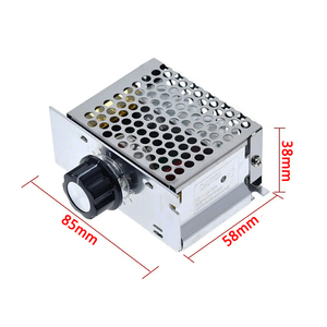 4000W 220V AC <strong>SCR</strong> Motor Speed <strong>Controller</strong> Module Voltage Regulator <strong>Temperature</strong> Dimmer for Electric Furnace Water Heater LED Light - Product Image 3