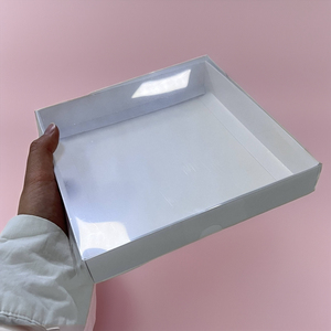 Bán Buôn Tùy Chỉnh Pet Rõ Ràng Bánh Hộp Trong Suốt Bìa Nắp Dâu Tây Cupcakes Bao Bì Và Cookie Hộp Cho Món Quà Giáng Sinh - Product Image 2