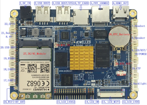 Sıcak satmak JLD096 anakart PX30 4G ağ ile LVDS/MIPI arayüzü destek lityum pil düşük güç tüketimi - Product Image 5
