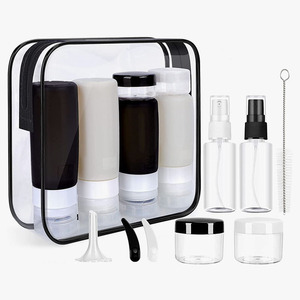 Seyahat şişeleri doldurulabilir boyutu konteynerler TSA onaylı sızdırmaz taşınabilir tuvalet konteynerler Set seyahat tüpler için kozmetik - Product Image 1