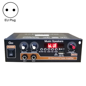 G50 Sound Amplifier BT Digital Audio <strong>Amplify</strong> 2.0 Channel Supports USB TF MIC RCA FM Radio Import AC 110V / 220V - Product Image 6
