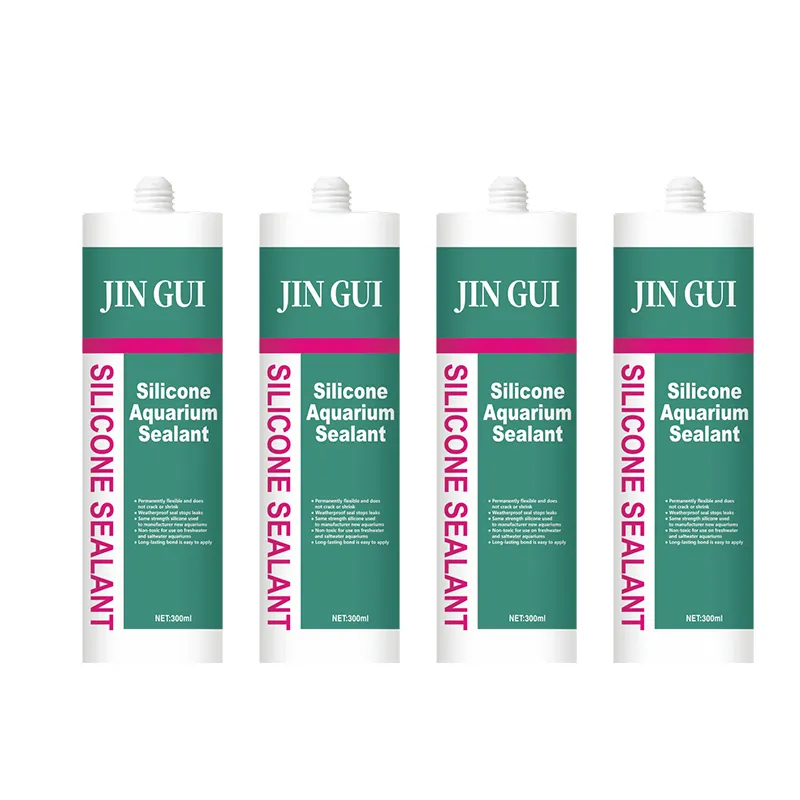 JINGUI 300Ml 안전 하이브리드 하이 압정 물 탱크 수족관 실리콘 껌 고무 실란트