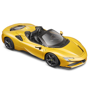売れ筋ブラゴ1:18スーパーカーメタルコレクタブルダイキャストカーフェラSF90ロードスター合金車モデルおもちゃ