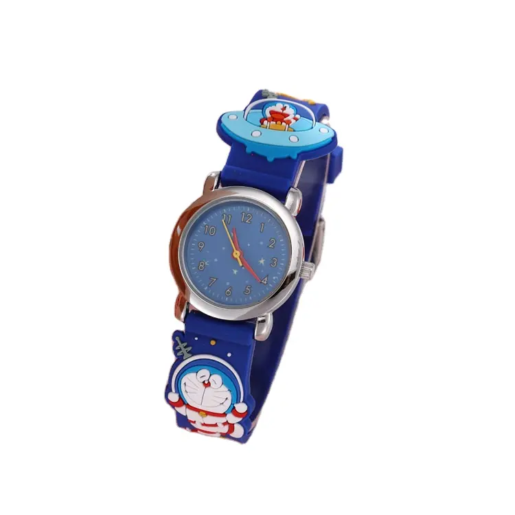 BOMAXE 7501Chinese Manufacturer Kids Watch Bracelet Custom 3D animal charater Silicone strap Children Watches