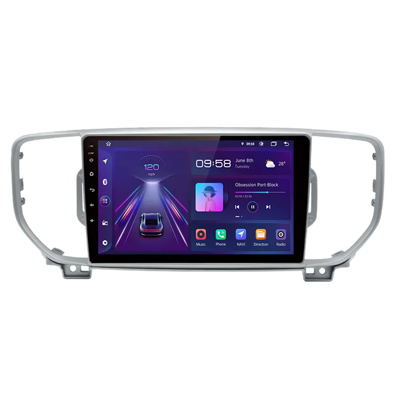 Junsun V1 AI Voz 2 din Android Auto Radio para KIA Sportage 4 QL 2016-2018 Carplay coche Multimedia GPS auto radio