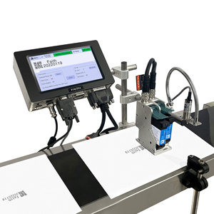Automatic Online Printing Tij Inkjet Printer Variable Data Expire Date Qr Code Series Number Coding Machine - Product Image 1