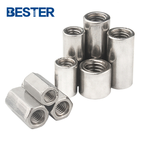 M10 M12 M14 <strong>M3</strong> Stainless Steel Inner Threaded Isolation Column Fastener extra Long Six Angle Hex <strong>Coupling</strong> Nuts M14 - Product Image 5