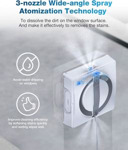 Ecovacs W2 Pro OMNI หุ่นยนต์ทำความสะอาดหน้าต่างต้านเชื้อแบคทีเรียผลิตภัณฑ์ใหม่ระดับมืออาชีพอัจฉริยะสำหรับอาคารขนาดใหญ่และใช้ในครัวเรือน - Product Image 6