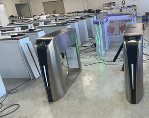 Ad alta velocità di riconoscimento facciale sistema di controllo di accesso tornello oscillazione portone per edificio per uffici - Product Image 5