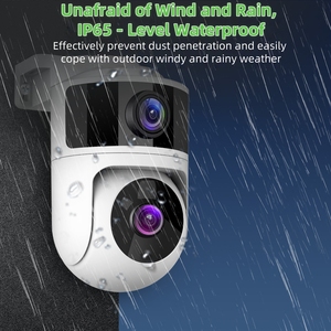 LETONDA Full-Color visione notturna doppia lente WiFi telecamera CCTV Auto tracciamento automatico sensore di Imaging smos Memory Card di archiviazione dati - Product Image 6