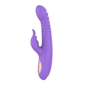 GINYA büyük kadın seks oyuncak güçlü titreşim ve sokmak vibratör isıtma fonksiyonu ile kadınlar için sevimli tavşan vibratörler seks oyuncak - Product Image 4