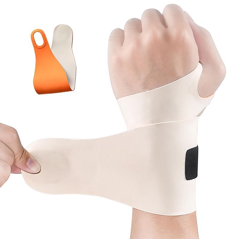 Bracelet de génération à fond orange, couleur peau, une tenue