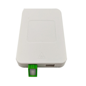 Neues Design BF01F Fiber Outlet Box ABS PC Hochwertige Frontplatte Box 1 Port mit Shutter Dust Cover Einfach zu installierende Desktop Box - Product Image 2