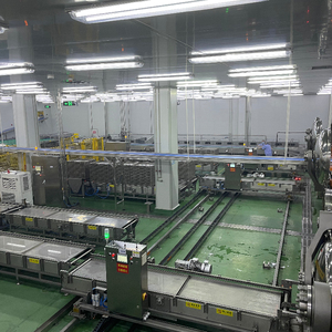 Linha de processamento automática de alimentos para carne enlatada, carregadeira e descarregadeira de bolsas
