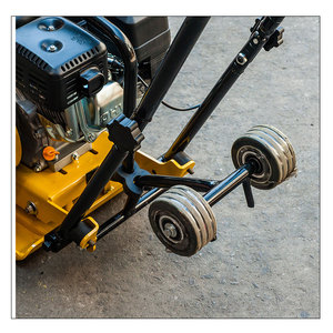 Nhỏ Mini Xăng Đất Nhựa Đường Rung Tấm Compactor Giá Tấm Compactor Máy Rung - Product Image 3