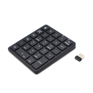 OEM ABS senza fili tastiera numerica 28 tasti portatile Mini contabilità finanziaria ricaricabile Pad numerico per computer portatile Desktop, PC