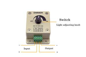 Manual Perilla continua PWM Tira de lámpara de un solo color Led Rf Sistema de control remoto inteligente Control de atenuación de luz - Product Image 4
