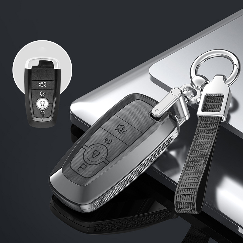 4 Button Black+Key Chain