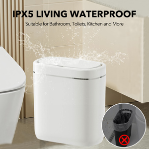 7L 9L Slim <strong>Design</strong> Touchless Automatic Open Electric Induction Waste <strong>Bin</strong> Easy to Clean Plastic for Bathroom Use Smart Trash Can - Product Image 3