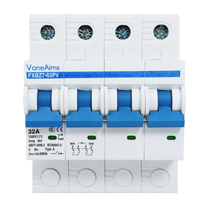 VaneAims MCB FXBZ7-63PV DC devre kesici anahtarı 1P/2P/3P/4P 300V600V900V1200VDC CE/CCC - Product Image 5