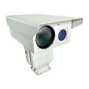 Câmera de segurança térmica exterior HD PTZ IP com câmera térmica de longo alcance para monitoramento seguro
