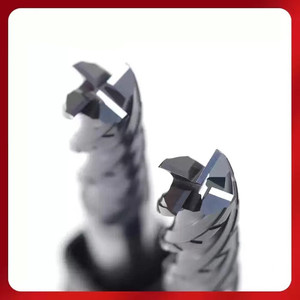 4-flüt uç freze CNC Metal döküm için 4mm Altin Shank ile kesici toplam uzunluk 50mm OEM ODM - Product Image 2